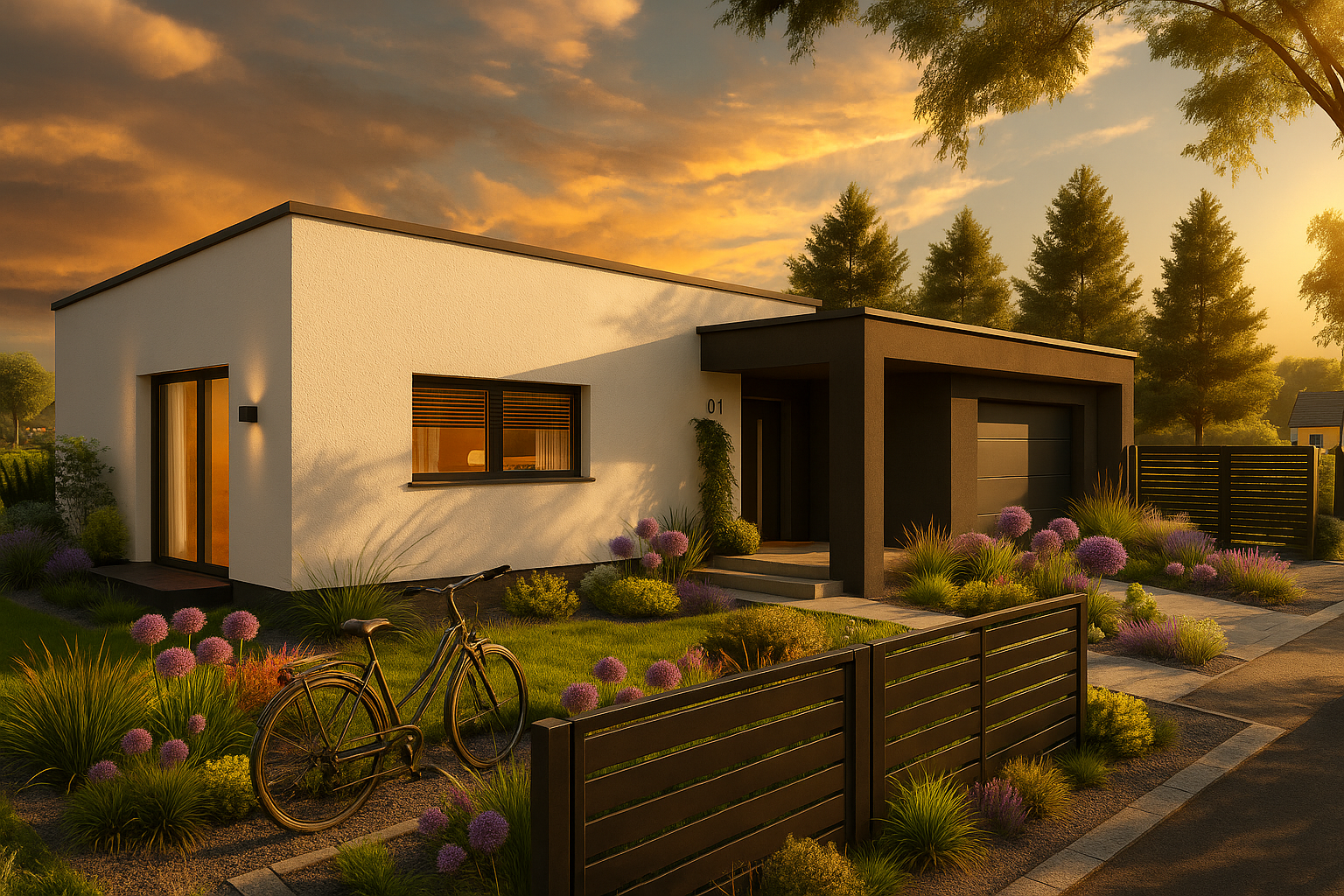 Projekt domu Biella – dom szeregowy, MDesign Tychy, architektura