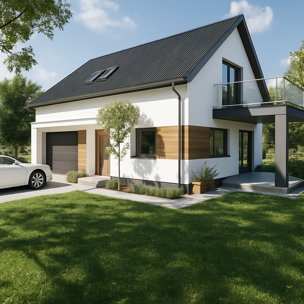 Projekt domu Capaci – dom jednorodzinny, projekt mieszkalny, Tychy